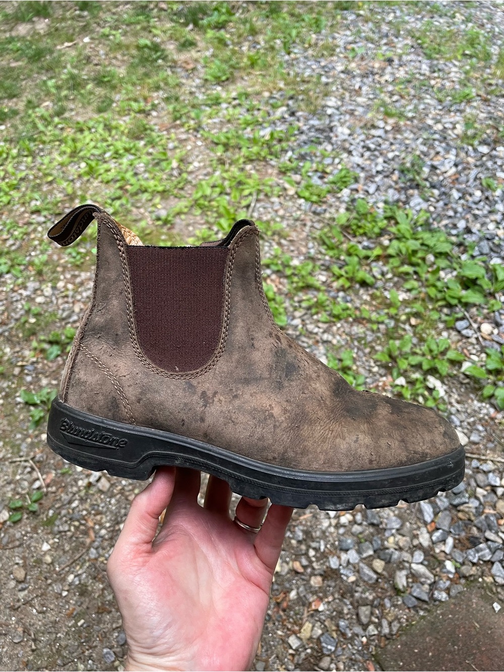 Blundstone Rustic Brown Chelsea Boots Size 8 Woman’s (5 AU)